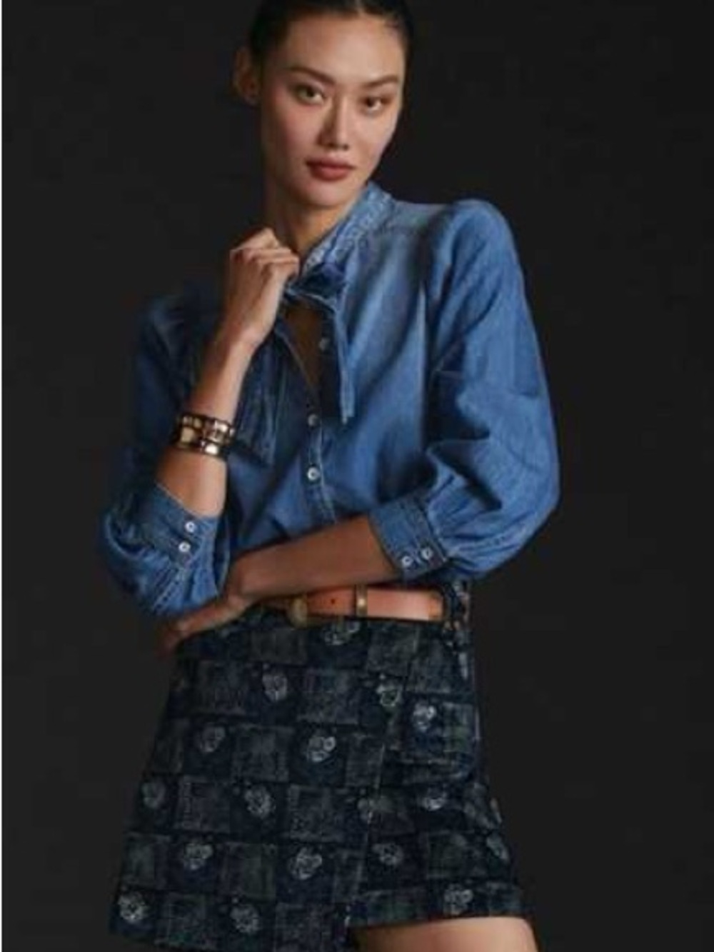 Anthropologie Pilcro Corduroy Mini Skirt